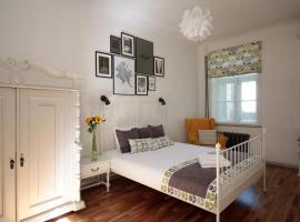 Charming 1BR apartment with bath in Quiet center of Riga，位于里加的酒店