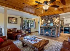 Large Yard with Fire Pit Show Low Cabin