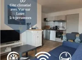 Gîtes des Cygnes vue sur Loire et linge inclus