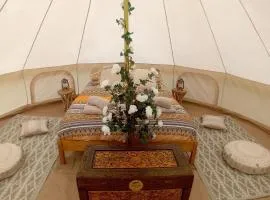The Makira Bell Tent Experience at Owl Barn Escapes
