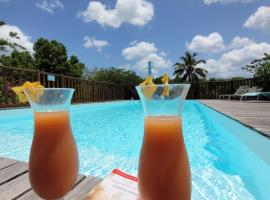 Cottage La Pointe Marine Deshaies，位于德赛的酒店