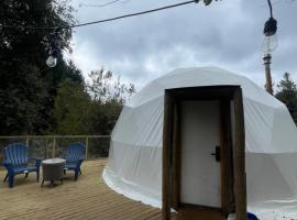 Glamping II Domo 7 Tazas con Tinaja，位于El Cerrillo的豪华帐篷营地