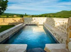 La Fontaine Dorée - Jacuzzi, Piscine & Vue
