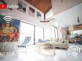 【マリンブルー風オーシャンビュー】貸切ヴィラ WIFI付/BBQ可能/最大6名/無料駐車場