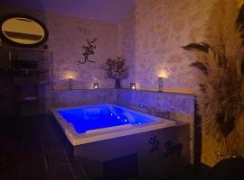 Le Lovy , Studio indépendant avec Jacuzzi，位于Cubnezais的酒店