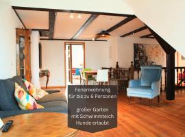 SEEZEIT Ferienwohnung an der Zinnmanufaktur，位于迪森阿姆阿梅尔塞的酒店