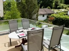 Panorama Apartment mit 2 Schlafzi im Allgäu mit Balkon