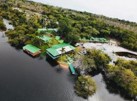 Pousada Tucuna Lodge - Amaz&ocirc;nia，位于里奥普雷托达伊娃的宾馆