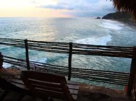 Oceanfront cabin in Playa Mermejita Mazunte