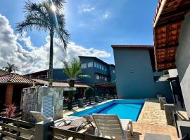 POUSADA OHANA, SUITES ao LADO DO SESC BERTIOGA, e PROXIMO A PRAIA，位于伯迪亚哥的酒店