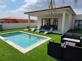 Villa neuve Hemera , 8 couchages, piscine & plage