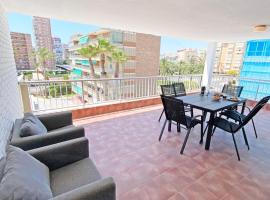 Aisa - 1ª Línea de Mar - Parking, Terraza, AC，位于Benimagrell的酒店