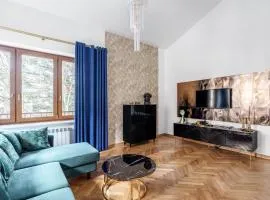 Golden Villa Saska Kępa Luxury Retreat with Garden & Design Interior