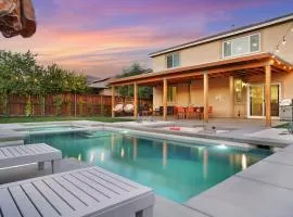 Colorful house with Amazing Backyard