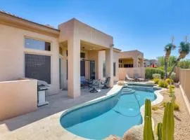 Golf Course View and Resort Perks Scottsdale Escape