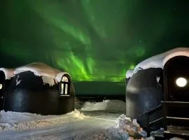 EcoDomes con vistas a Denali Talkeetna, Alaska, Estados Unidos