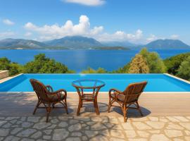 Meganisi Villa Armonia - Private Pool Oasis，位于Vathí的酒店