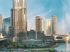 Iconic Two-Bedroom Apartment with Full Burj Khalifa & Fountain View by Prestige Nest