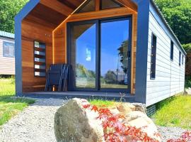 CABIN 8 Pet friendly Family glamping Seaview，位于Llwyngwril的酒店