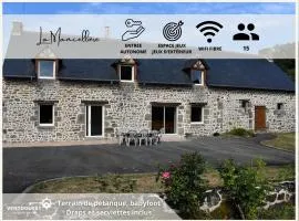 Gîte La Mancellière - Maison familiale 12pers, grand jardin, jeux & pétanque - Pleine nature