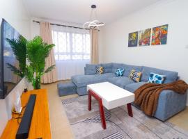 Modern 3BR Apartment near JKIA and SGR with Free Parking，位于阿西里弗的酒店
