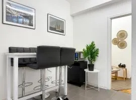 Zentrale Wohnung für 9 Gäste nahe Schlossplatz