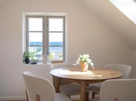 Lille villa med havudsigt og sauna