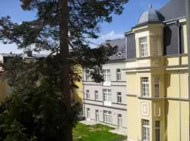 Prostorný byt v centru Mariánských Lázní se saunou