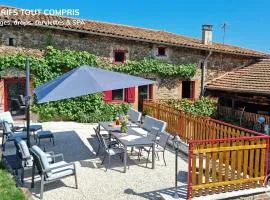 Gîte spacieux 10 pers: Nature, Spa, Confort - FR-1-496-358