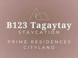 B123 Unit 1852 Prime Residences Tagaytay Condominium - Budget Staycation - Not 5-star Hotel Accommodation