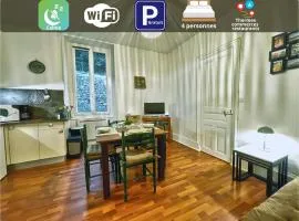 Thermes et centre à pied, appartement calme, parking et wifi gratuit