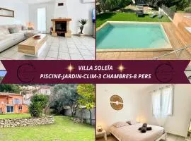 Villa Soleïa - Jardin, CLIM, 3 chambres, 8 personnes