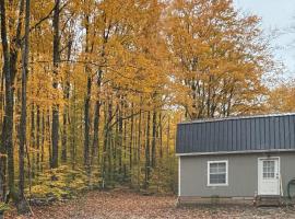 1 Bed Studio Cabin in the Woods with Kitchen，位于Frederic的酒店