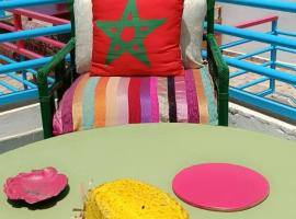 Riad dar MUMTI，位于萨伊迪耶的摩洛哥传统庭院