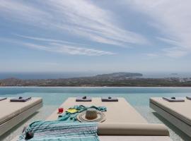 夏崔肯圣托里尼别墅，位于皮尔戈斯的酒店