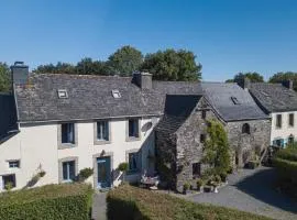 Priory at Kergudon Gîtes, Family gîte with pool