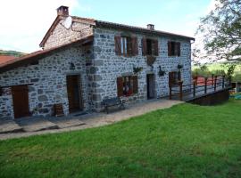 Maison Authentique avec Jardin et Cheminée, Animaux Acceptés, Parking, Internet - FR-1-489-184，位于Laprugne的酒店