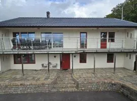 Large house with sauna, playground and close to the beach in Svanesund
