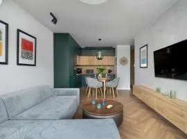 Bright Apartment Dziwnów with Parking, Air Conditioning & SPA by Noclegi Renters