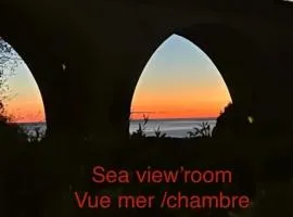 STUDIO pied village EZE - dans VILLA - Parking Gratuit