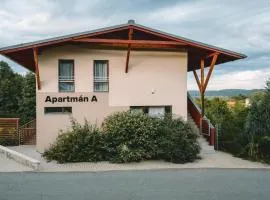 apartmán Monínec A4 pro až 6 osob s výhledem na sjezdovku i do krajiny