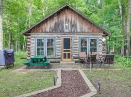 Pier and Lake-View Patio Wisconsin Northwoods Cabin，位于Park Falls的酒店