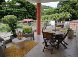 SUNNY Trois Ilets avec piscine, plage，位于莱特鲁瓦西莱的酒店