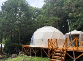 Riverside Glamping Nuts - Vacation STAY 78015v，位于Yamakami的豪华帐篷营地