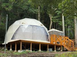 Riverside Glamping Nuts - Vacation STAY 78072v，位于Yamakami的豪华帐篷营地