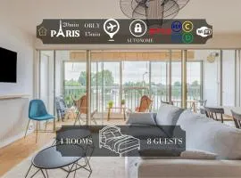 Appart'Hôtel Luminous Vue Seine- Paris 15min