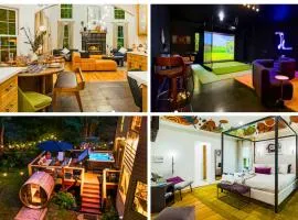 Luxury Escape! Golf Sim, Sauna, Hot Tub & Game Room Bliss