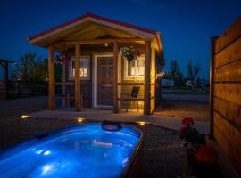 Prairie Junction Rustic Cabins Stettler，位于Stettler的乡村别墅
