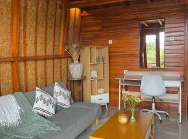 Murna House 1, Rooftop Balinese wooden house 360 sunrise to sunset view