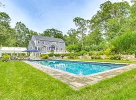 Pool, Gardens and Hot Tub Luxe Sandy Hook Home!